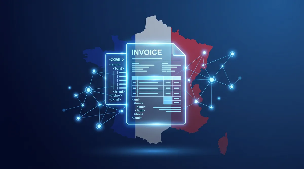 Hero illustration for the article France E-Invoicing 2026–2027: What Business Central Users Need to Prepare
